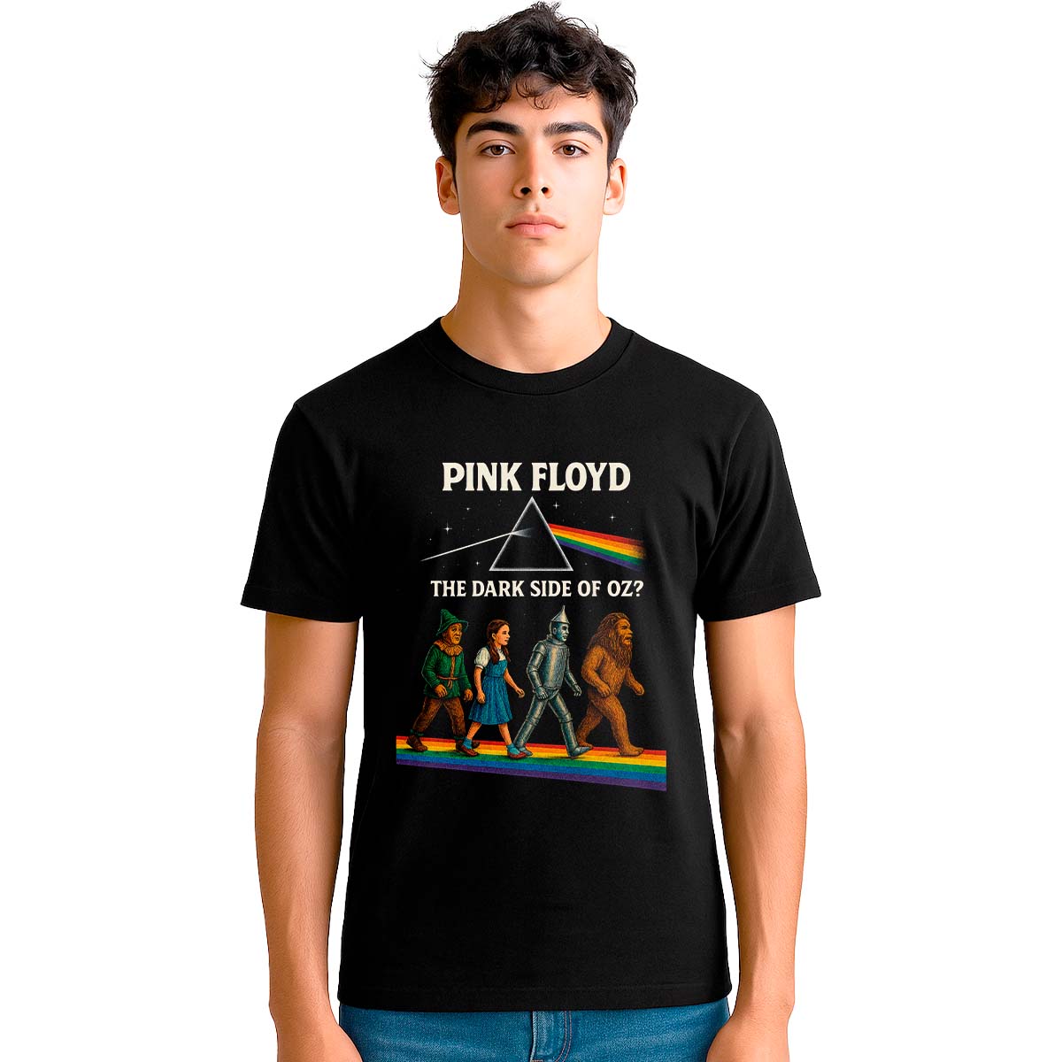 Playera Pink Floyd The Dark Side of Oz Hombre